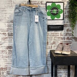 Velvet Women's Light Blue Wide Leg baggy  Jeans